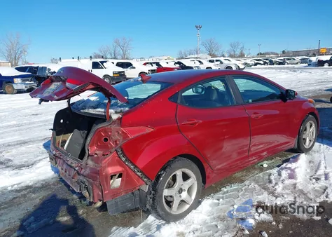 2013 Hyundai Elantra Limited from USA, damaged, VIN 5NPDH4AE8DH259310